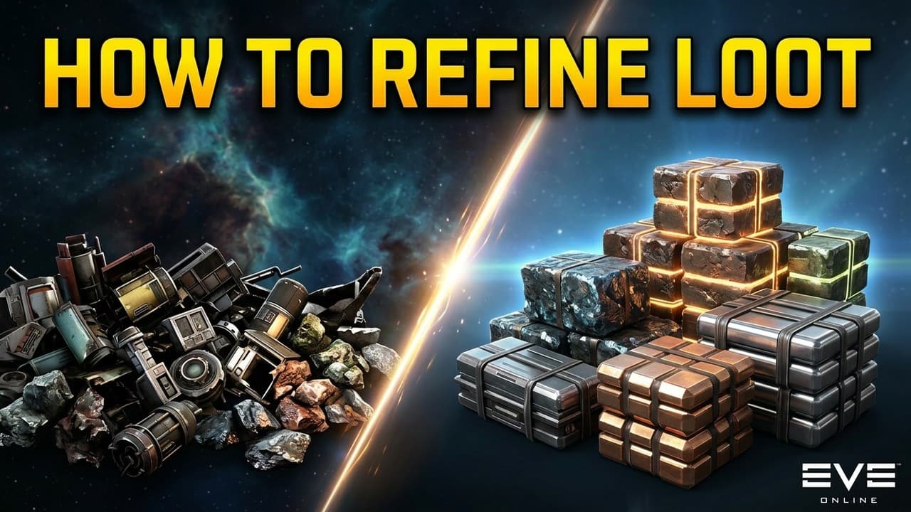 How To Refine Loot - EVE Online 2976