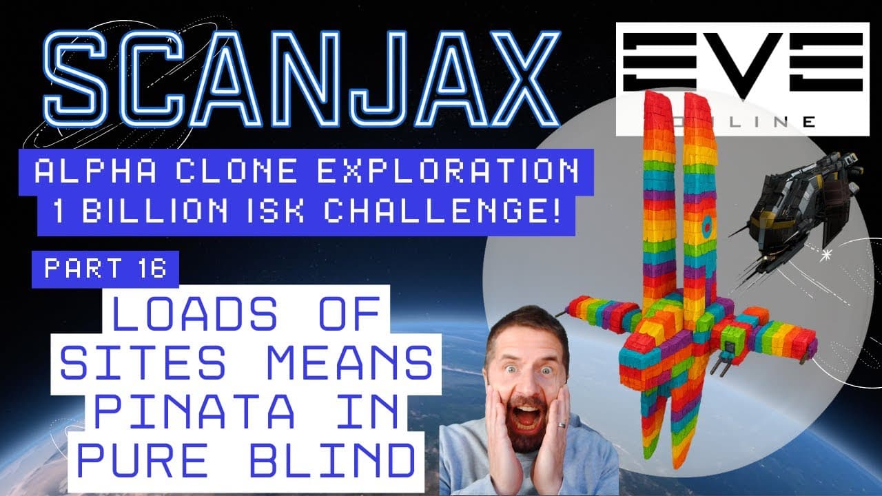 🚀 1 BILLION ISK EXPLORATION CHALLENGE | EVE Online Alpha Clone - Ep16 - PINATA IN PURE BLIND