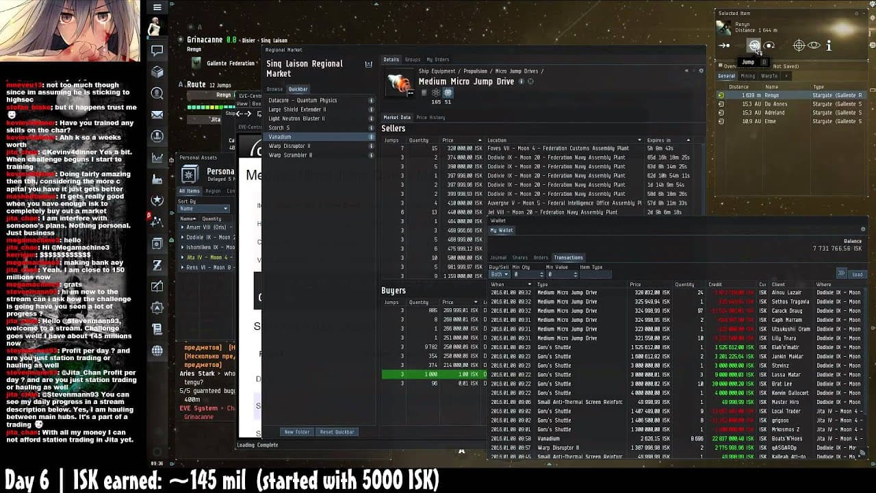 5000 ISK to 1billion trading challenge (day 6) (part 2)