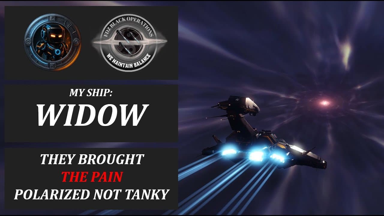 My Widow is DELETED by FRT capitals during BLOPS drop - Eve Online Black Ops PvP