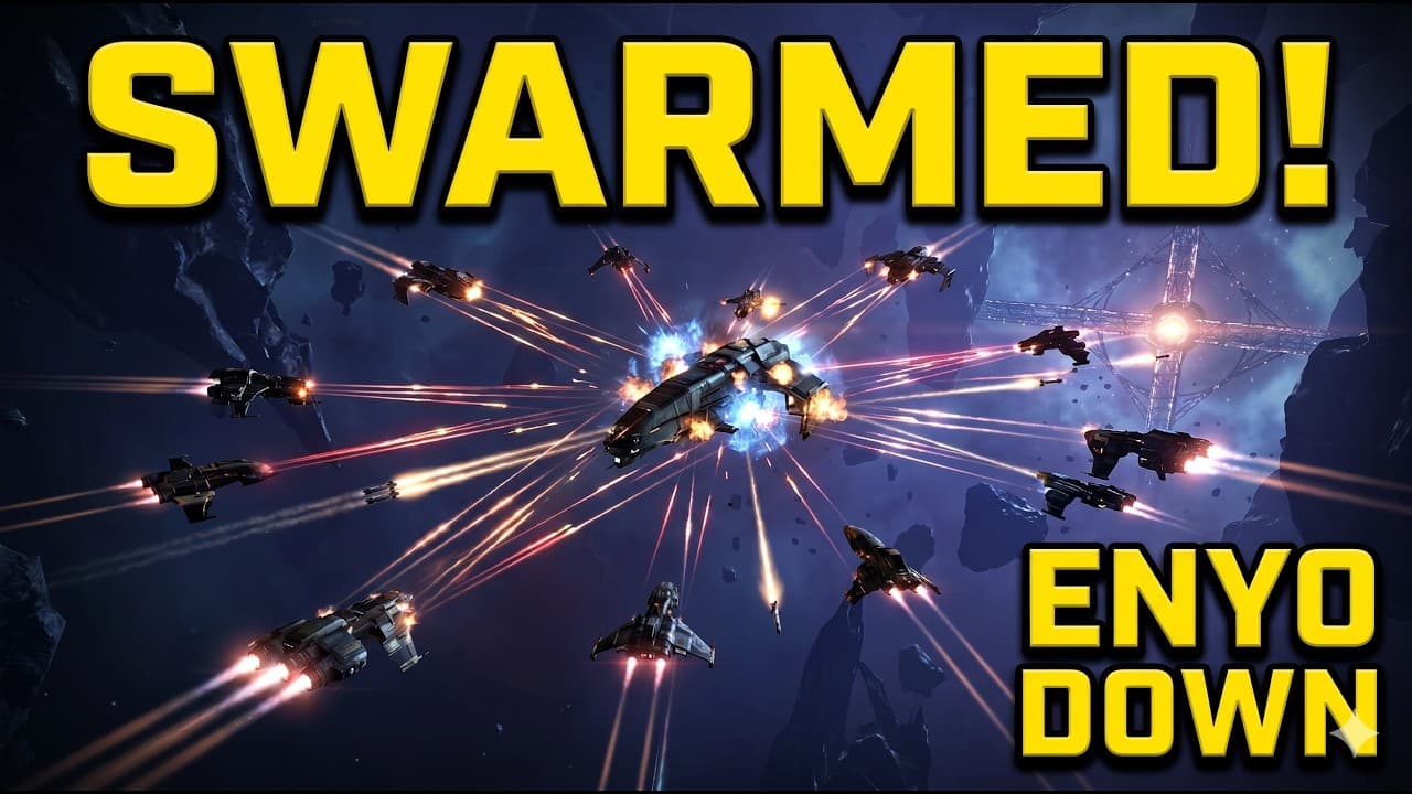 Swarming an ENI! EVE Online Faction Warfare Squad PvP Small Gang Tactics