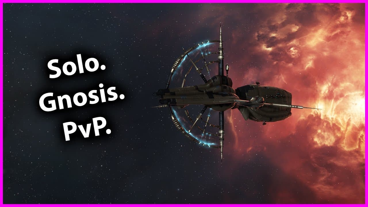 Eve Online - Solo Gnosis PvP vs Navy Comet x2
