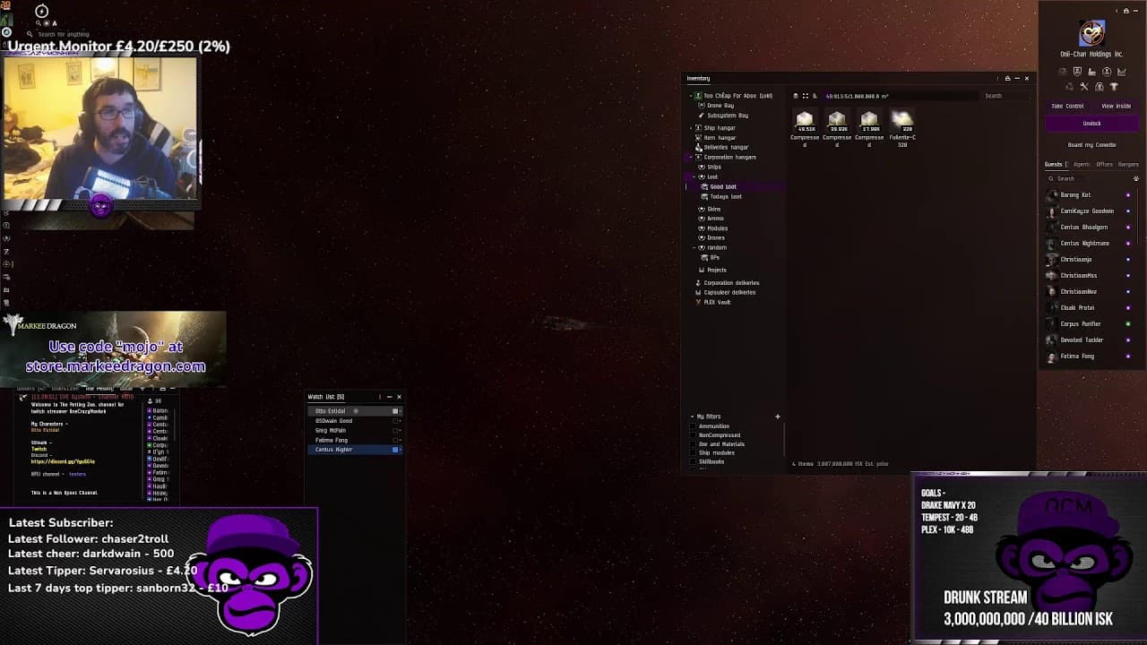 Gigaboxer Ruining Wormholes! | Eve Partner Giveaways!