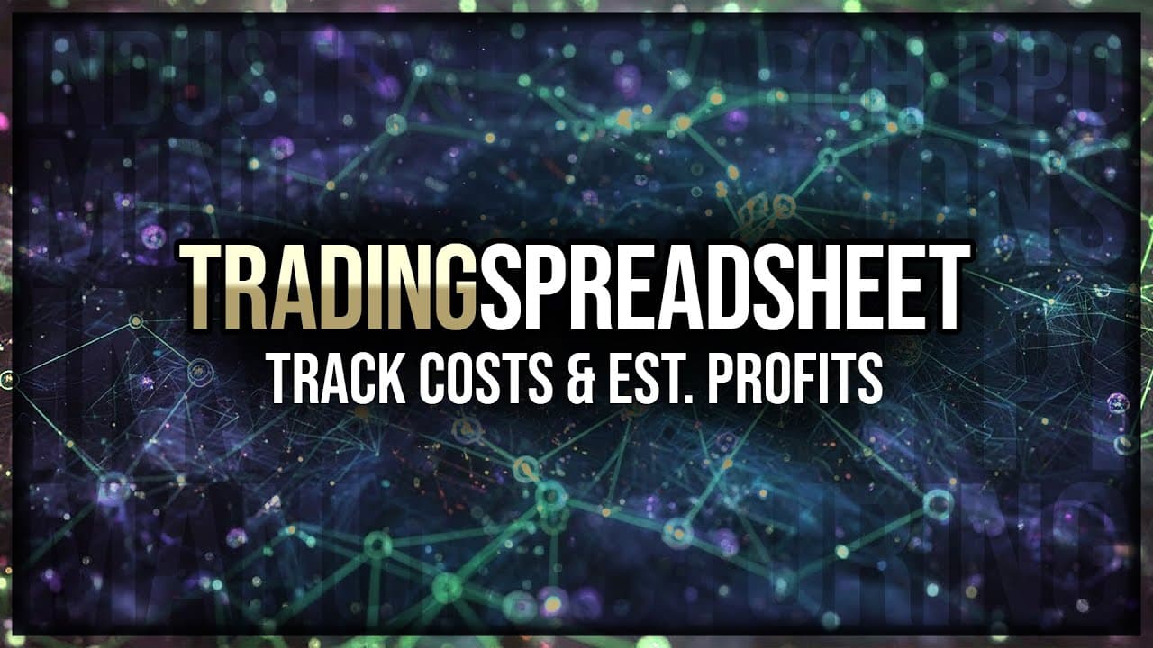How To Make A Simple Trade Log Spreadsheet - EVE Online Market Trading