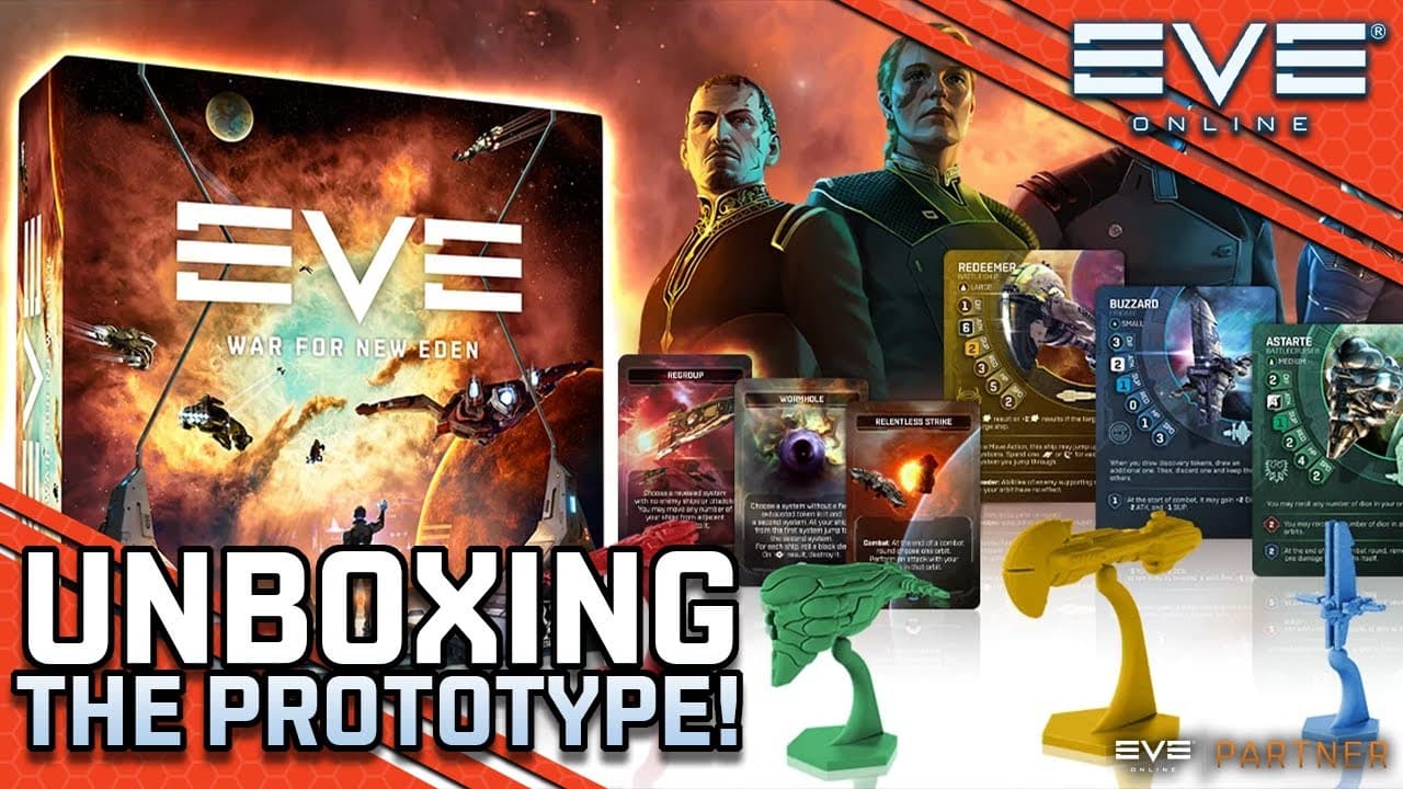 UNBOXING the New EVE Online Boardgame!! || EVE War for New Eden