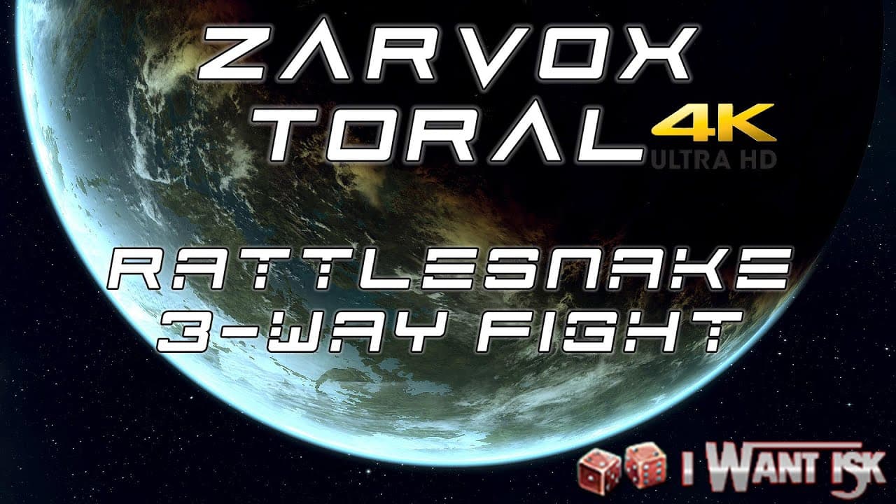 [Eve Online] Solo Rattlesnake - 3-way Fight
