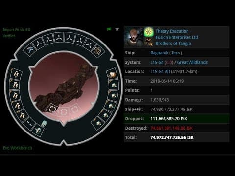 [EVE/NSH/AMC] 14 MAY 2018 Killed Ragnarok in Great Wildland