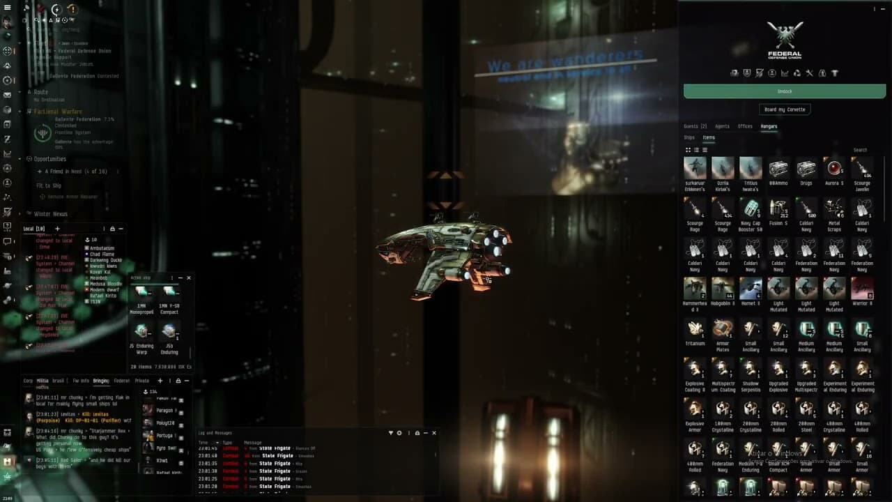 EvE DualRep Punisher vs Rifter - win