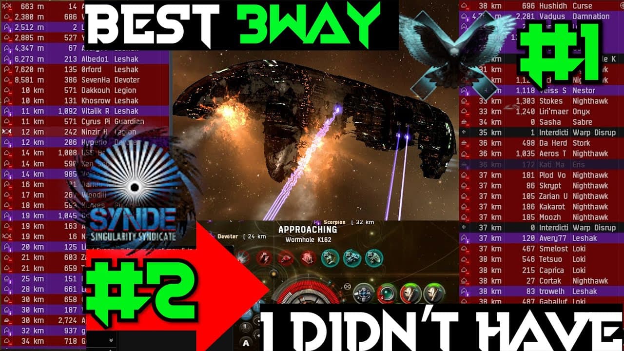 BEST 3WAY I DIDN'T HAVE - 37BILLION DEAD, EVE Online, LAZERHAWKS, SYNDE, ACTIVE PALADIN POV, PVP