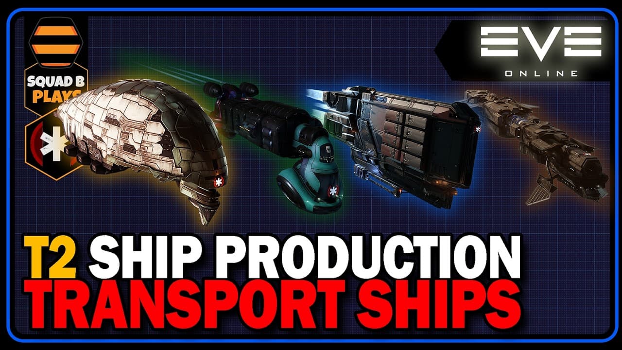 EVE Online Industry Guide — Getting Started With T2 Transport Ship Production (Ep 1)