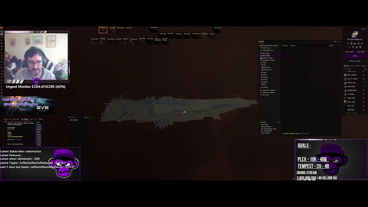 Gigaboxer (23 alts) Ruining Wormholes! | Eve Partner Giveaways!