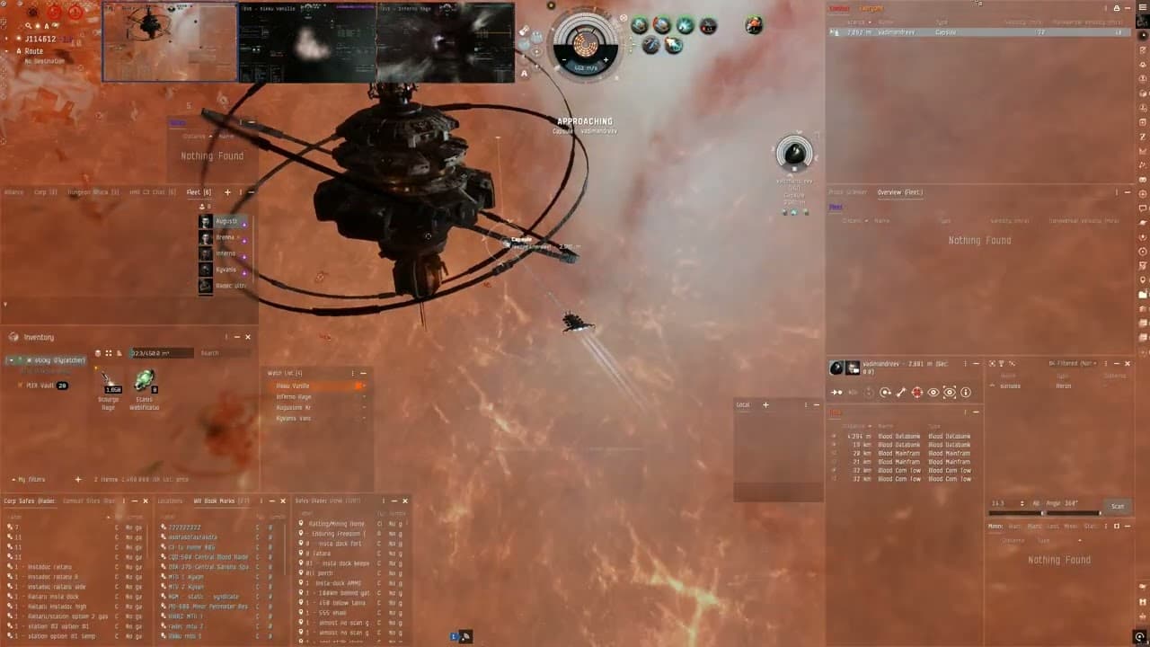 Eve Online - Dual boxing practice,  small fleets, and Eve-O