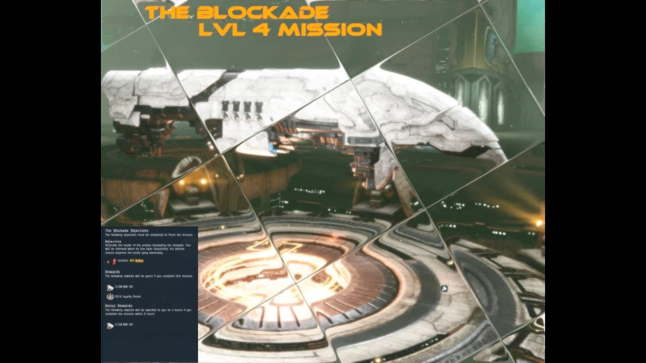 Eve Online | #PvE | The Blockade Lvl 4 Mission [4K]