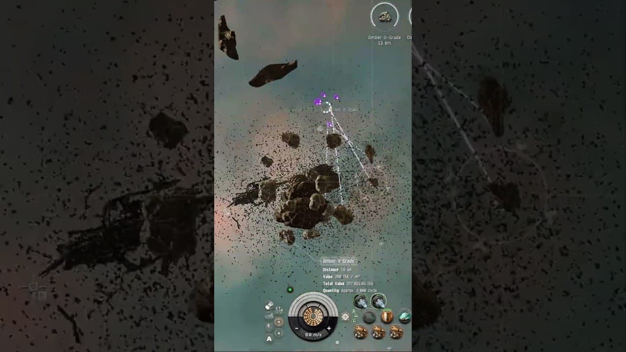 Mining A Omber Deposit | Eve Online