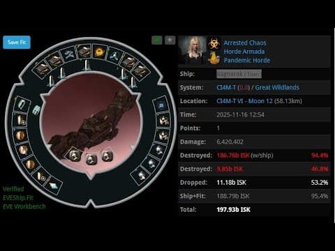 [EVEONLINE / AMC] 16 NOV 2025 Killed Ragnarok in Great Wildlands