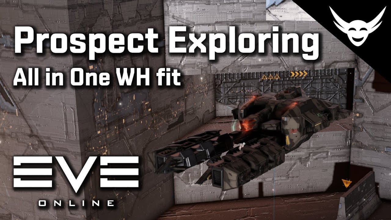 EVE Online - All-in-1 Prospect (Hack, Gas huffing) exploring Wormholes!
