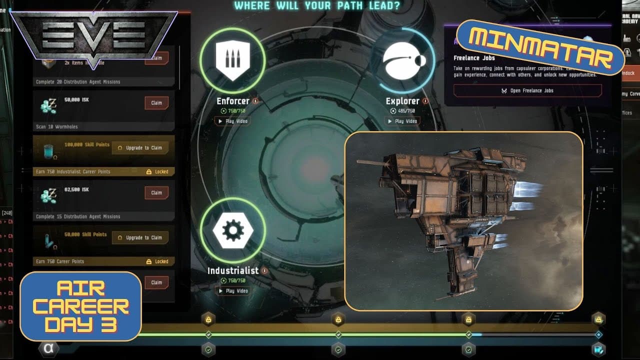 EVE Online: AIR Career Day 3 - Minmatar
