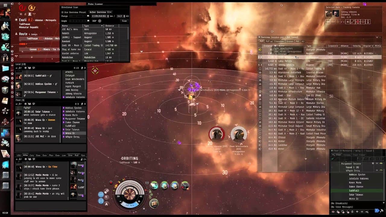 Geddon Gank with Voice Comms - SaB0TaG3 / TYR. / Exodus. - EVE Online PVP