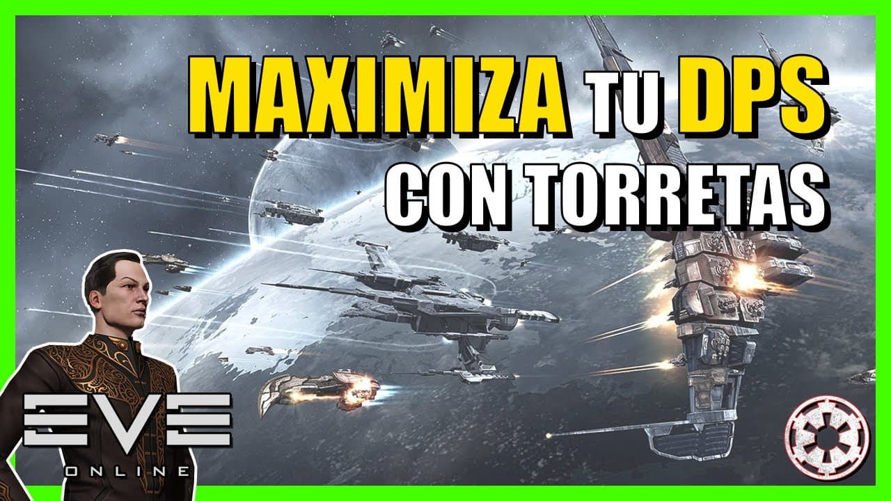 ⚔️ Guía Aplicación de daño con torretas ⚔️ || Tutorial DPS Eve Online 2024