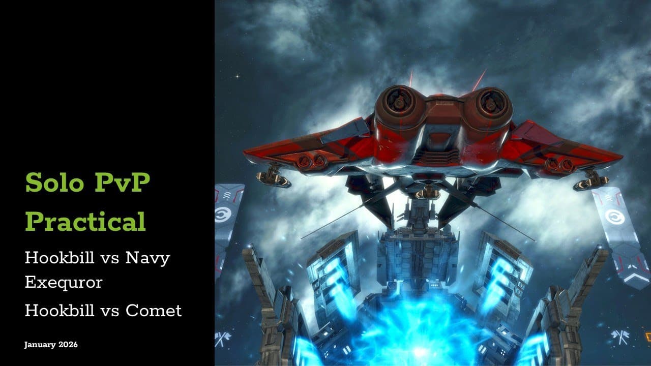 Solo PvP Practical - Hookbill vs Navy Exequror, Comet