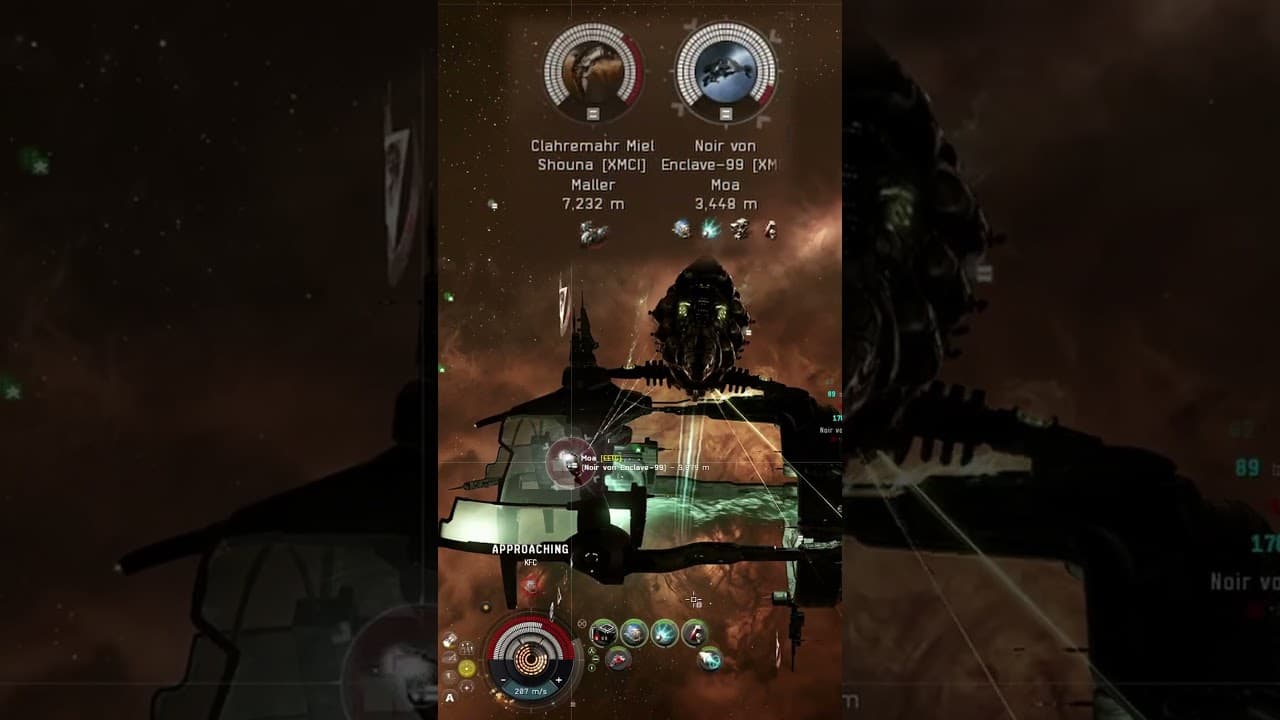 EVE Online PVP: 1 Brutix Navy vs 4 | Outnumbered But Not Outgunned