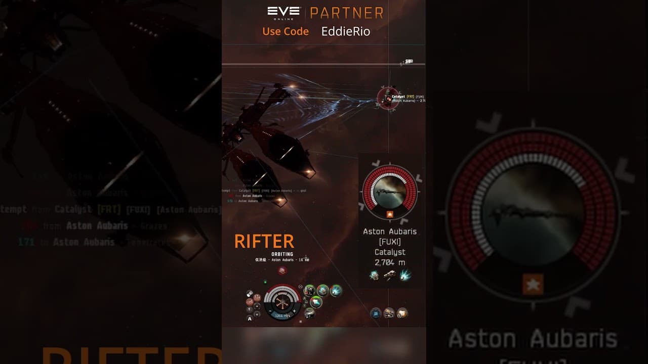 Arty Rifter vs Catalyst #gaming #eveonline #evepvp