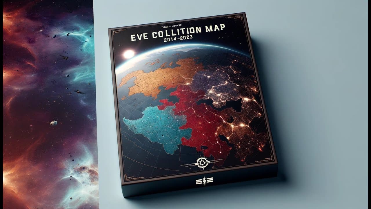 EVE Coalition Map: 2014-2023 Time lapse