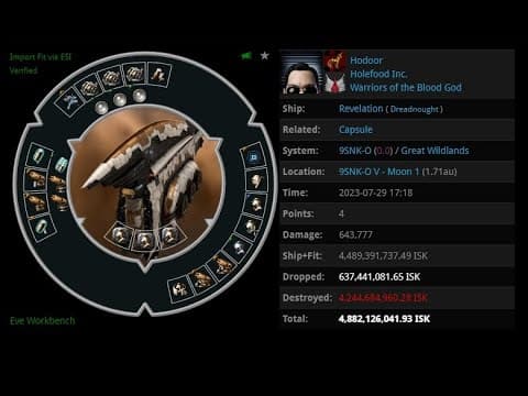[EVEONLINE / AMC] 30 JUL 2023 Killed Revelation in Great Wildland