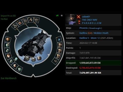 [EVE ONLINE /  AMC] 17 FEB 2024 Killed Phoenix in Molden Heath