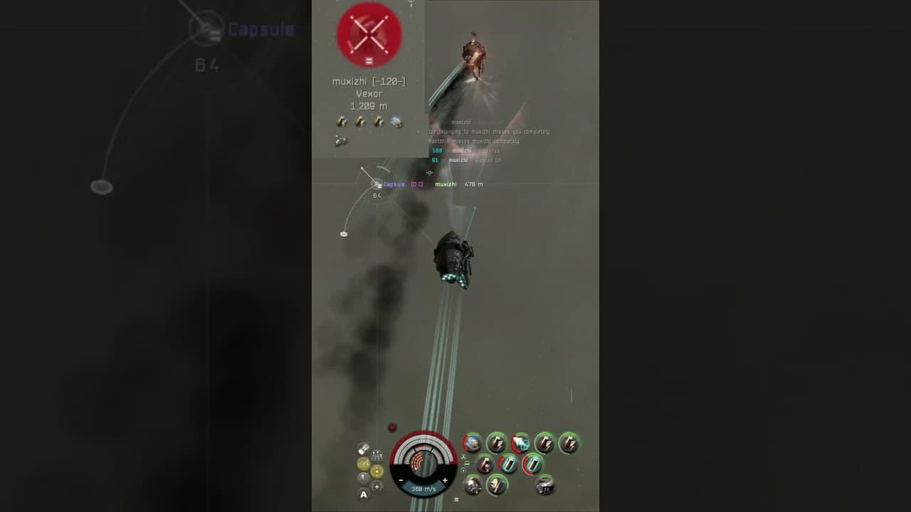 #shorts #eveonline The Vexor Navy Issue Goes HARD