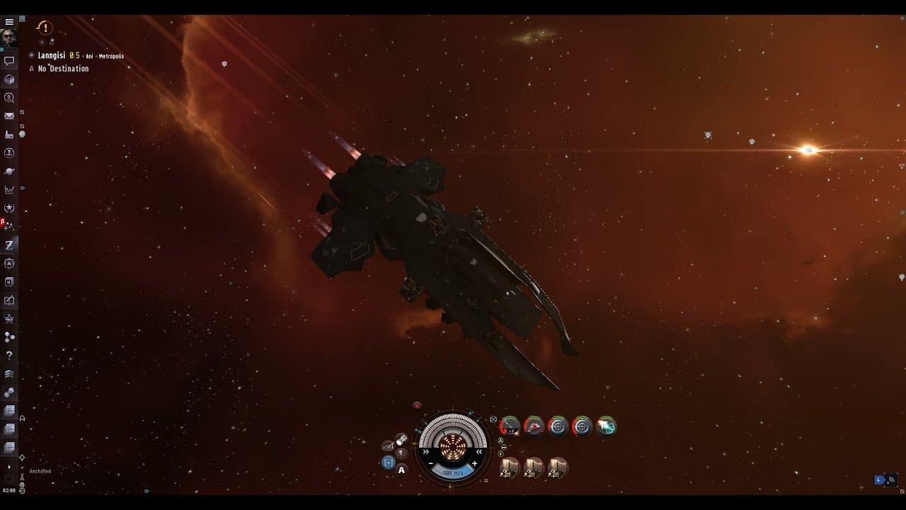 EVE Online - Caldari Navy Anomic Team Hawk vs LM Garmur