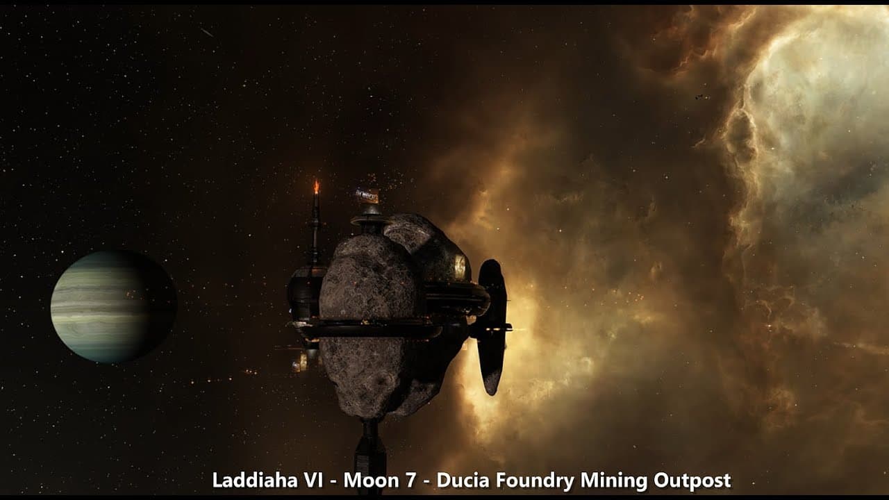 EVE Online Station Tours: Laddiaha VI - Moon 7 - Ducia Foundry Mining Outpost