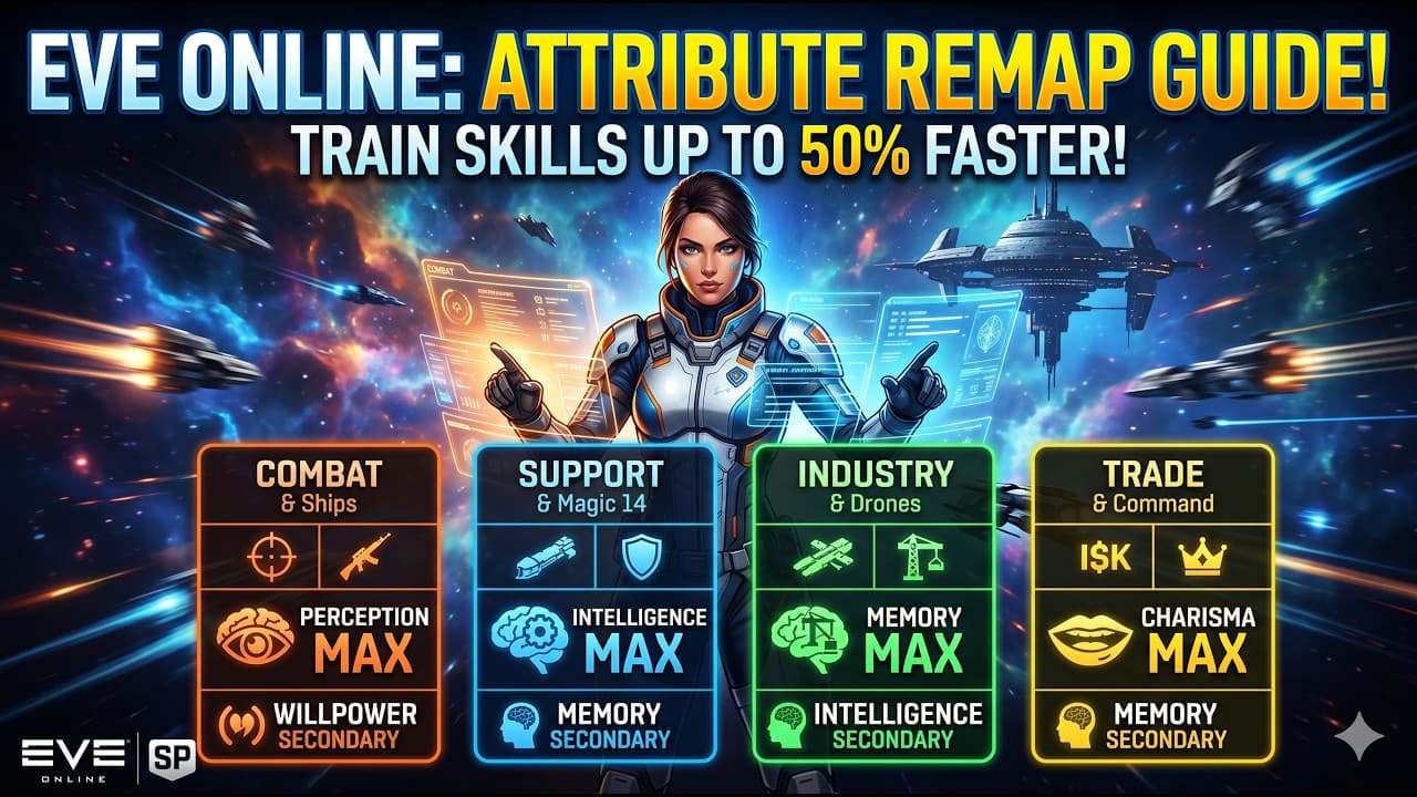 EVE Online Remap Guide: How to Train Skills FASTER!