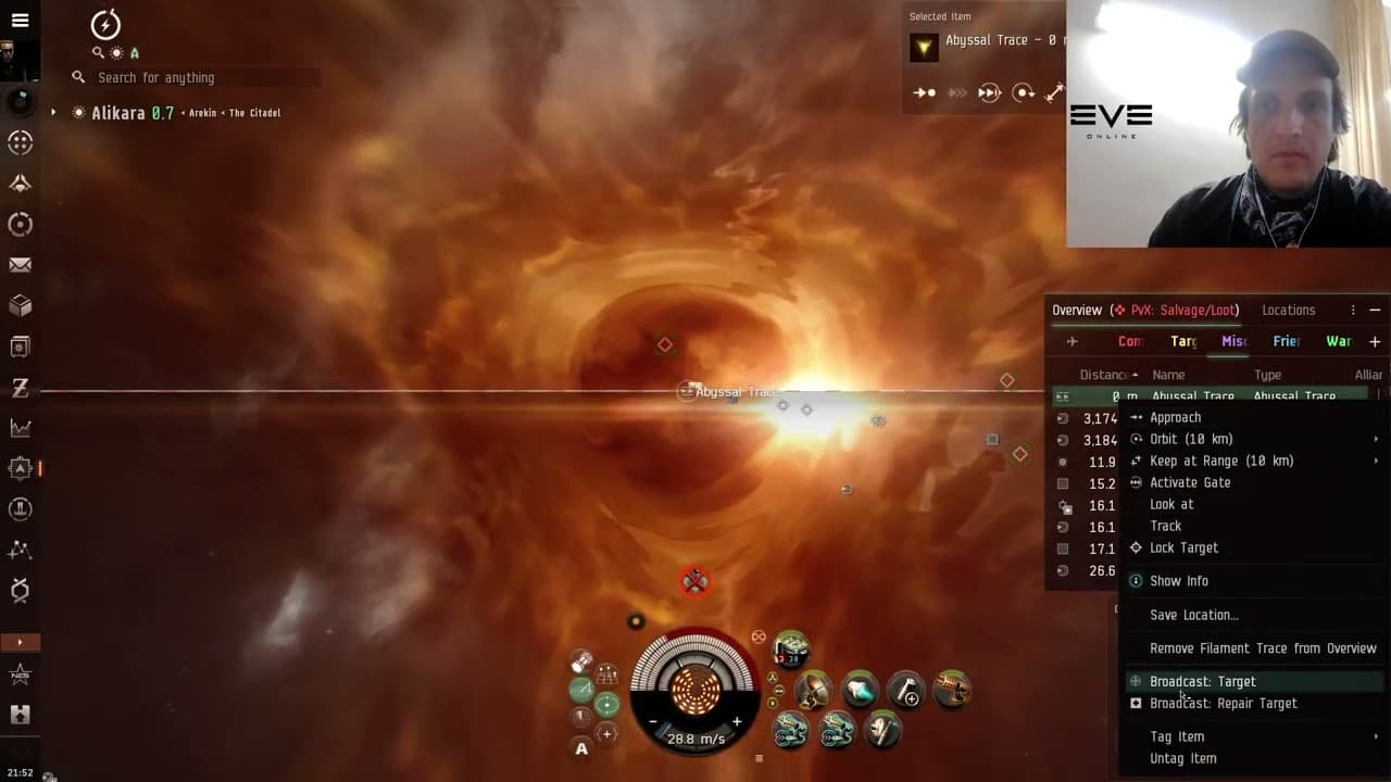 #eveonline Abyss: Exotic, Firestorm & Dark (Gameplay, & No Commentary) Surrender@AuroraNightMusic