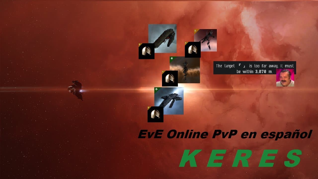Eve Online PvP - Small gang Keres POV  - Comms en español