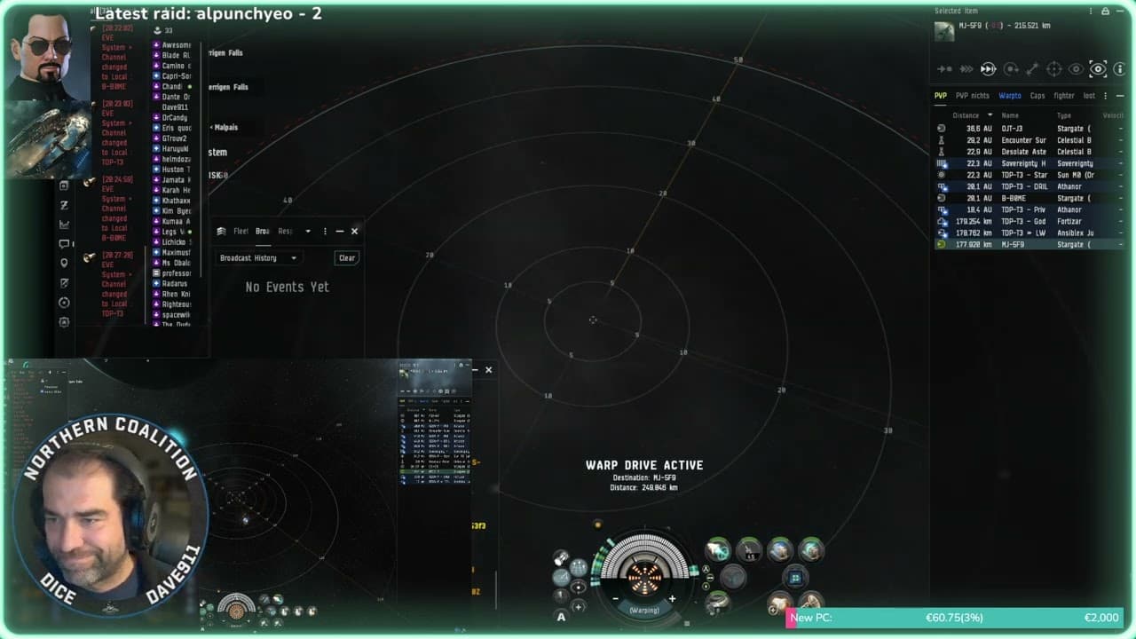 *EveOnline* *PVP* Fleet Hunter Nice Sleipnir 06/11
