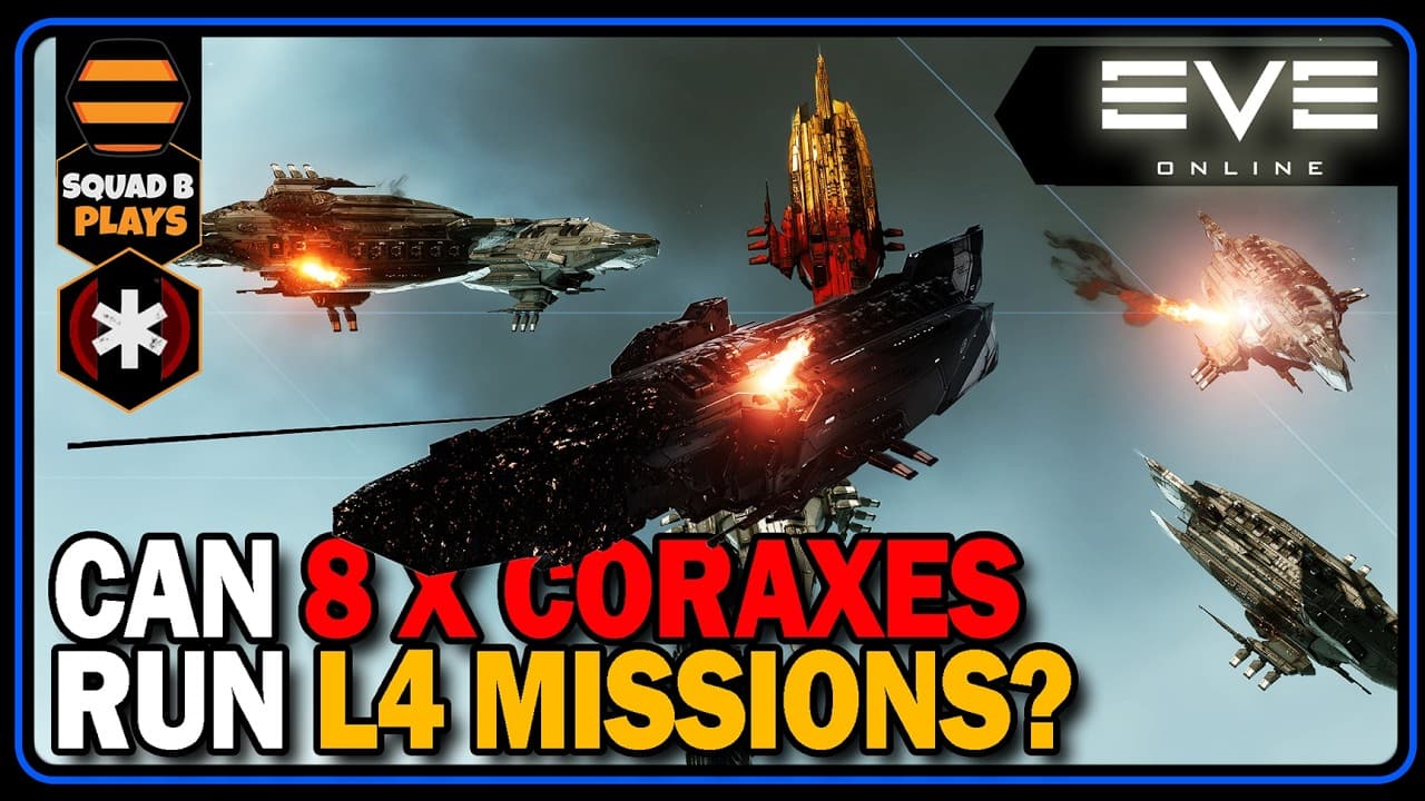 EVE Online Challenge — Can 8 T1 Coraxes Actually Clear Level 4 Missions?