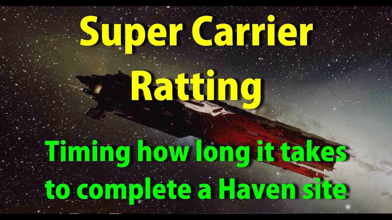 Super Carrier Ratting - Site run timing - EVE Online