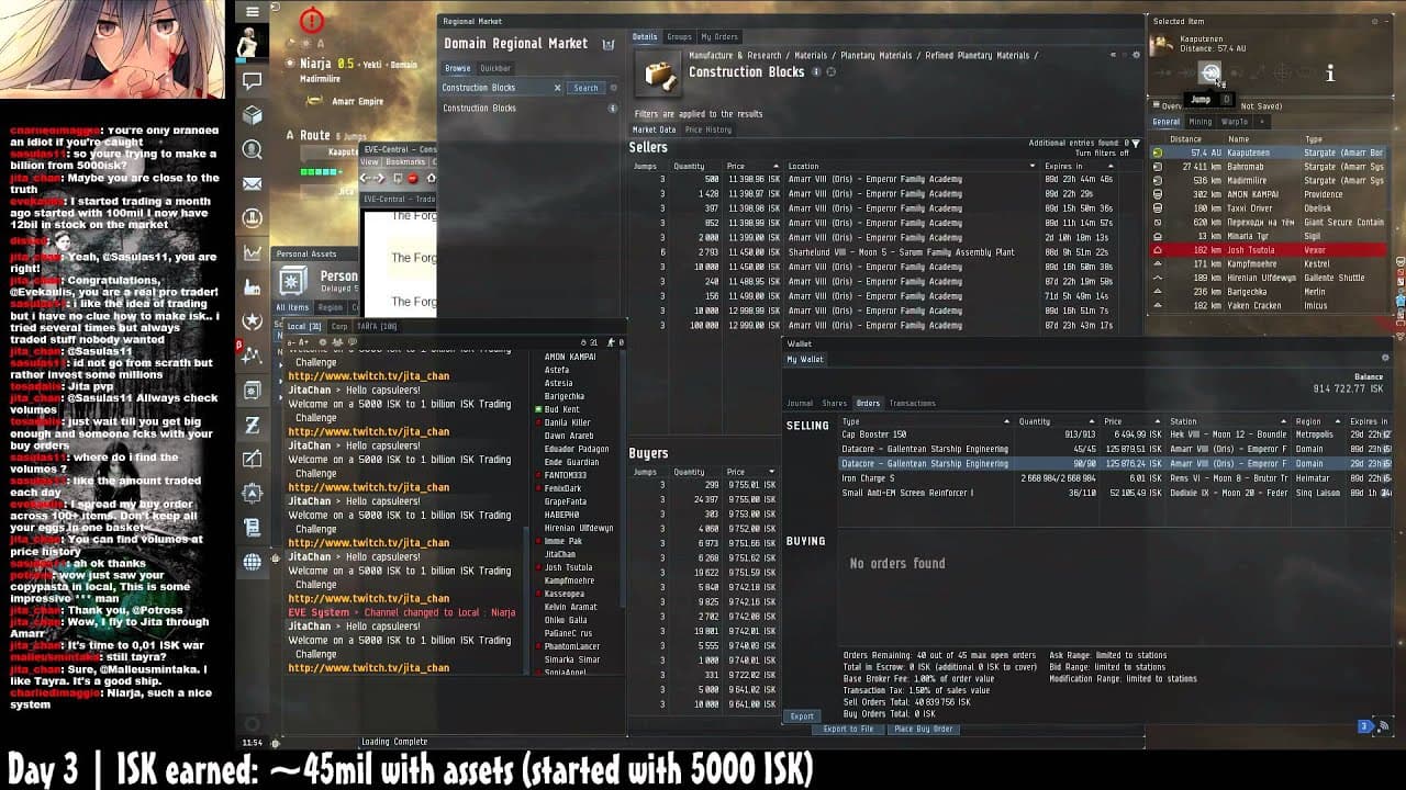 Day 3. Niarja loss. Got pwned by vexor :)