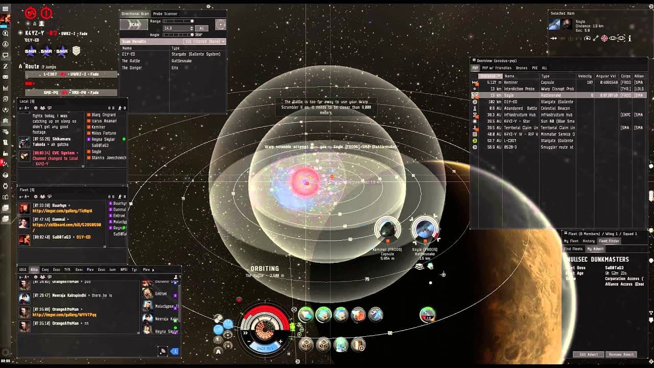 2 Destroyers kill a Rattlesnake - SaB0TaG3 / TYR. / Exodus. - EVE Online PVP