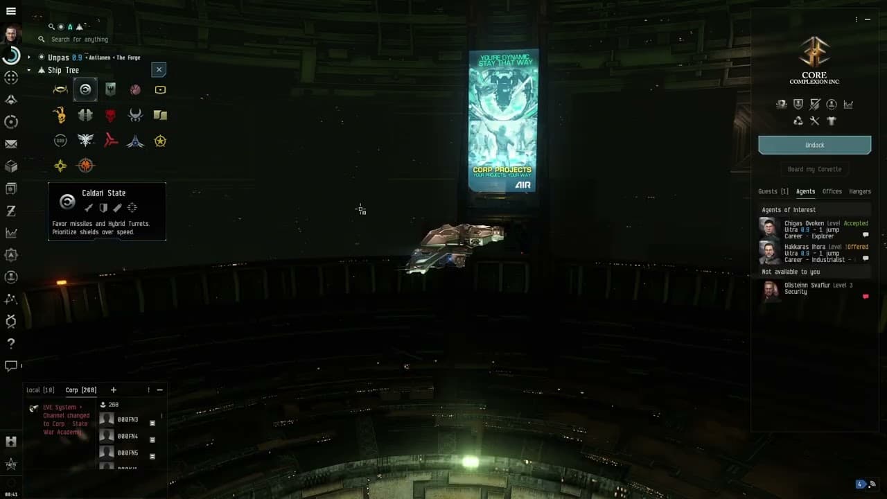 2024 12 04 🌌 Eve Online Průvodce: Agenti, Těžba, Reprocesování a Školení Lodí 🌌