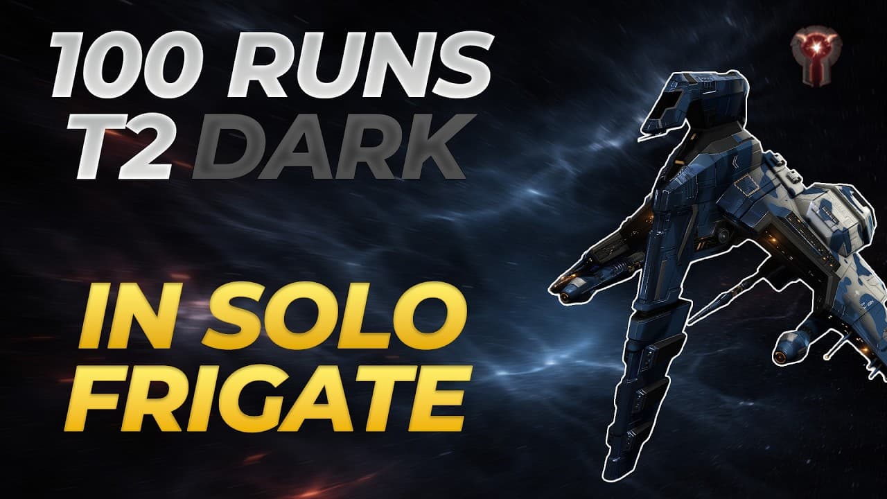 100 runs of T2 Dark abyss in solo frigate (Hawk)