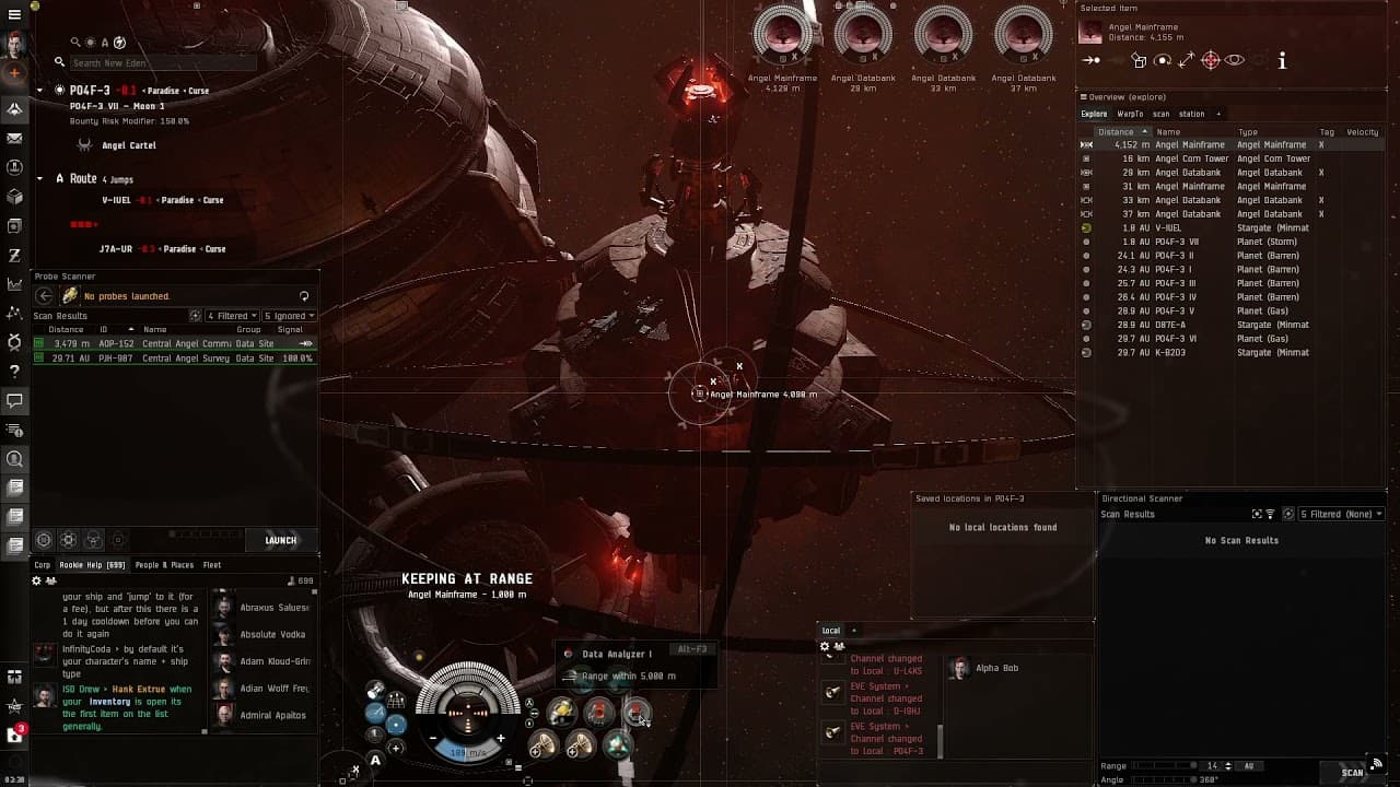 Eve Online - Alpha Clone vs. 4 databank cans