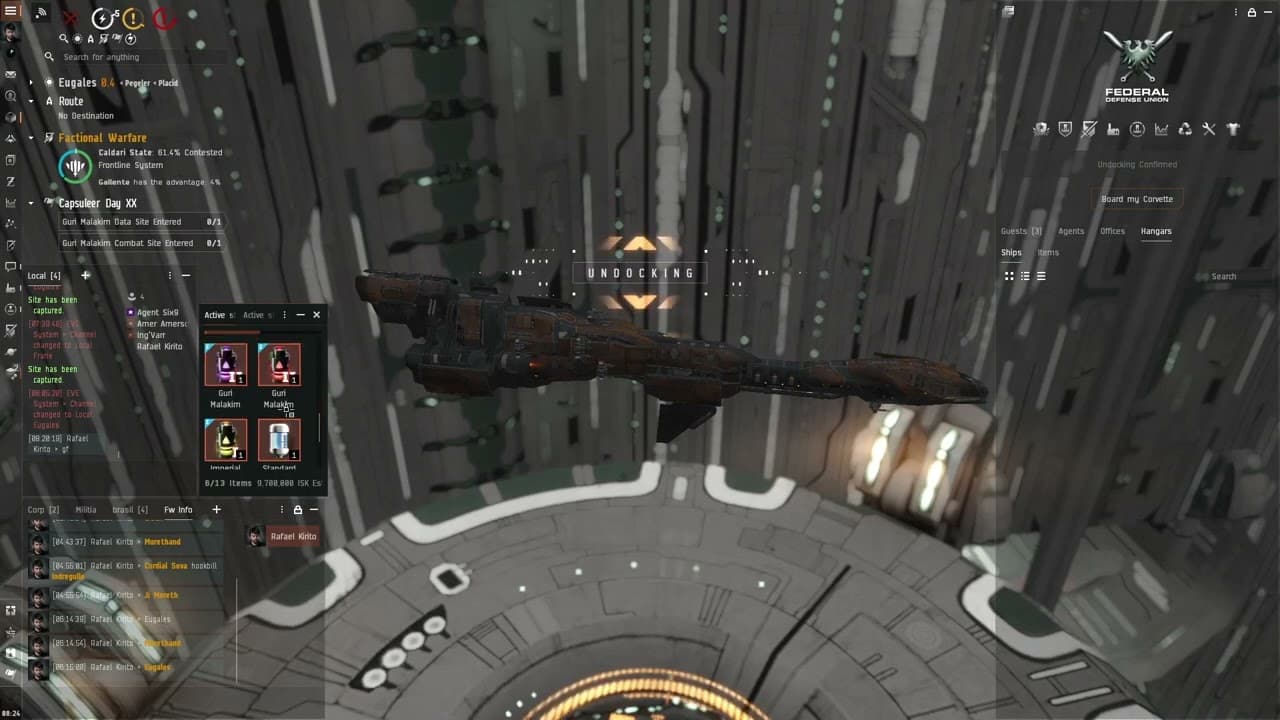 EvE Stabber vs Caracal