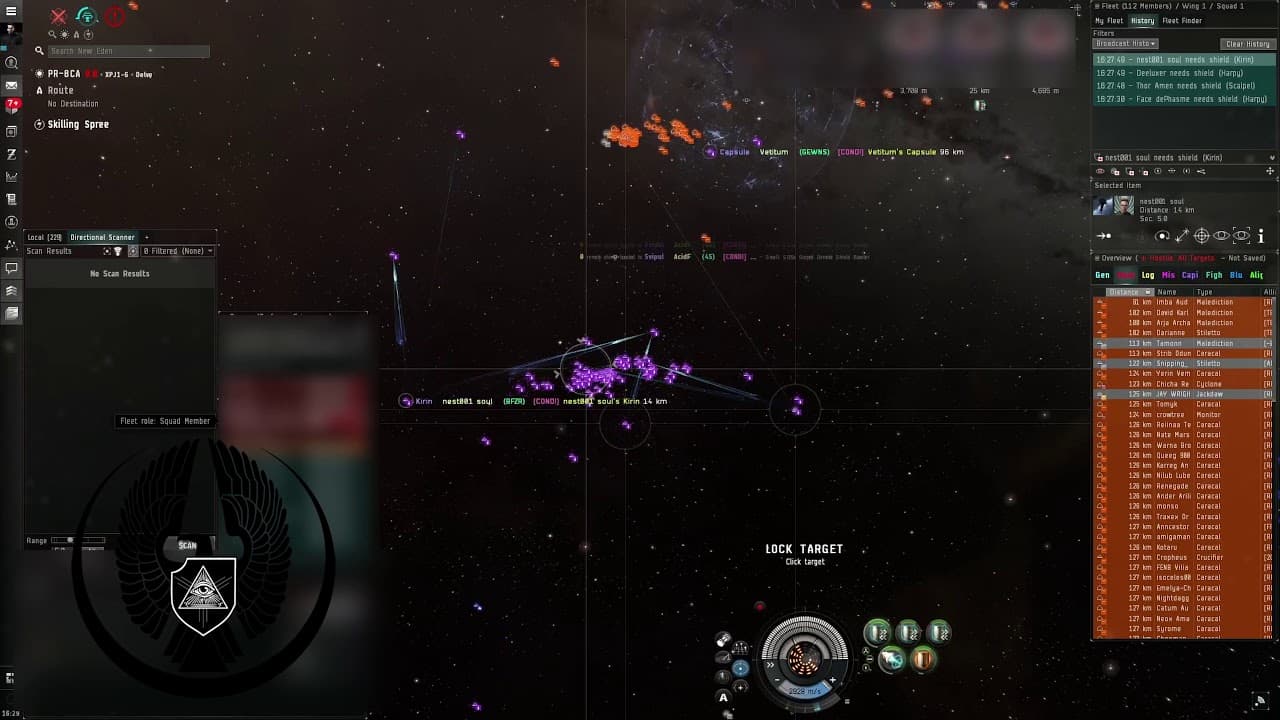 【EVE Online】PR-8CA  Imperium vs PAPI
