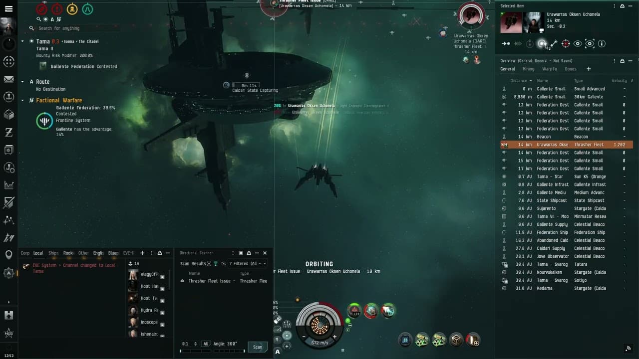 EVE Online   Kikimora vs Thrasher Fleet Issue PvP