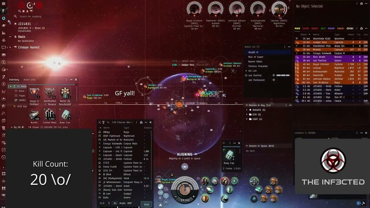 Dual Marauders against the blob | +22 killmarks on the Shield Kronos