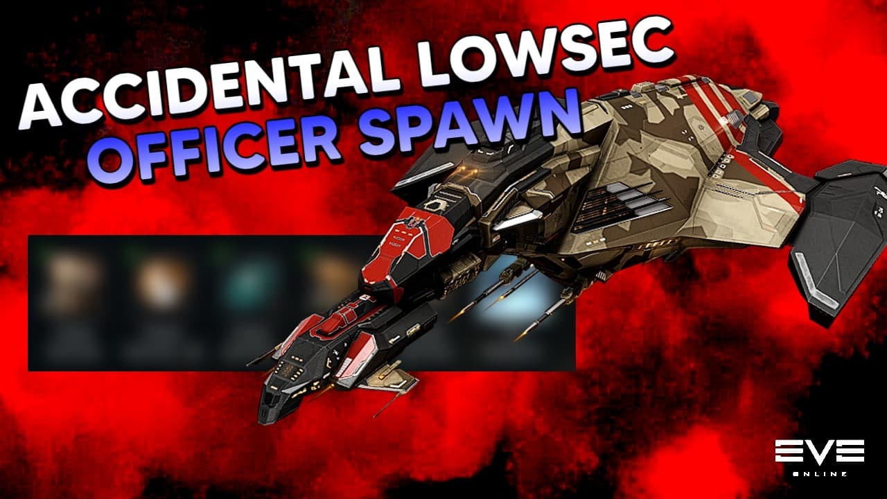 Accidentally Finding Officer In LowSec | Hanaruwa Oittenen Kill