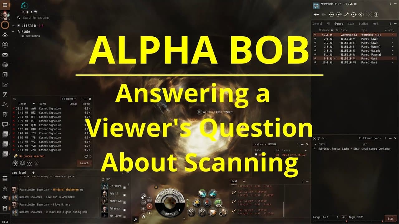 EVE ONLINE - Viewer Question - Should I increase my scan strength once I get it above 72 points?