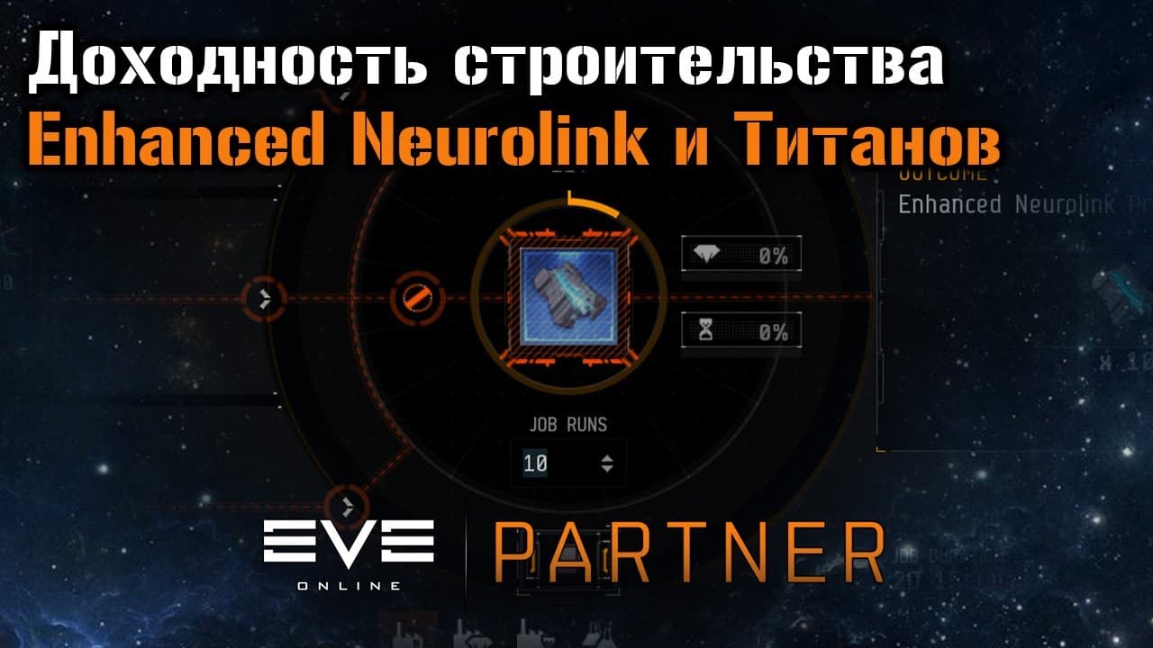 Сколько заработаем на стройке Enhanced Neurolink Protection Cell | Eve Online